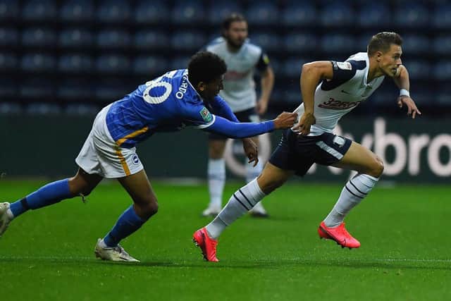 Billy Bodin was back on the bench for Preston North End at Sheffield Wednesday