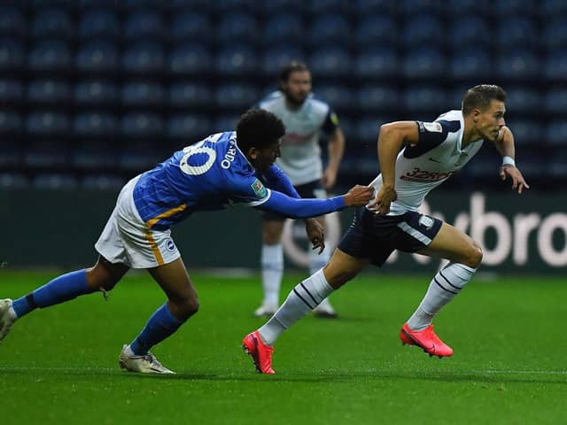 Billy Bodin was back on the bench for Preston North End at Sheffield Wednesday