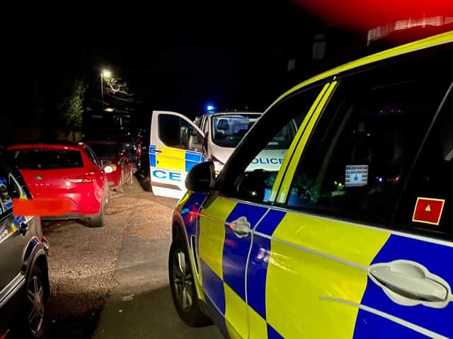 Drugs and 'large amounts' of cash were found in the SEAT Leon (Pic: LancsSpecials)