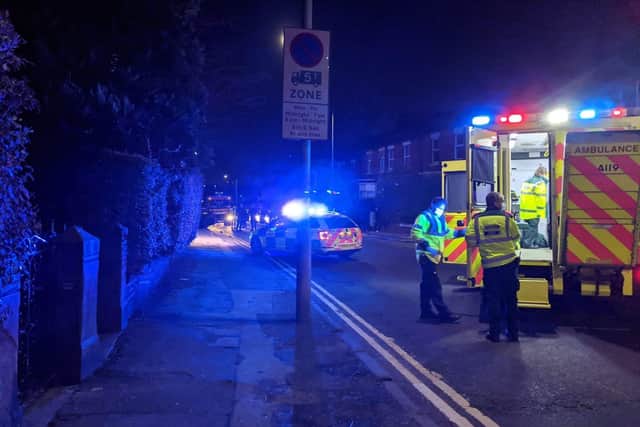 Tulketh Road was closed for around two hours after the three-car-crash shortly after 10pm last night (Sunday, January 31). Pic credit: Ashton and Riversway PACT