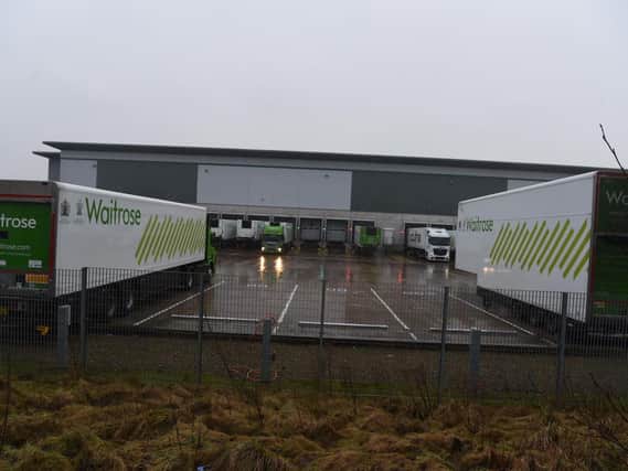 The Leyland Waitrose Regional Distribution Centre on the Matrix Business Park at Buckshaw Village