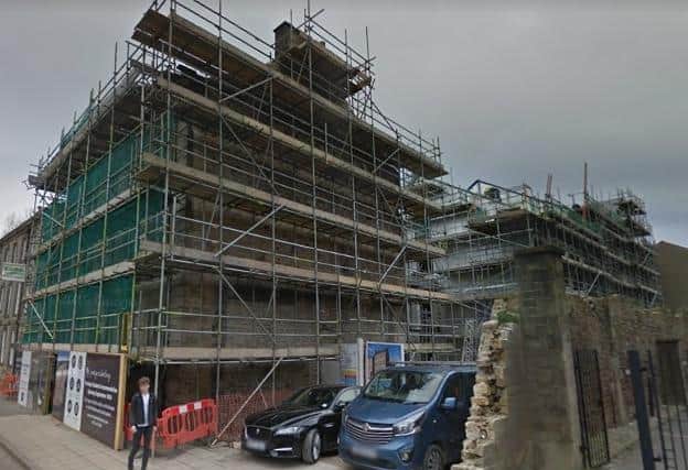 The development as seen from Cable Street. Image courtesy of Google (March 2019).
