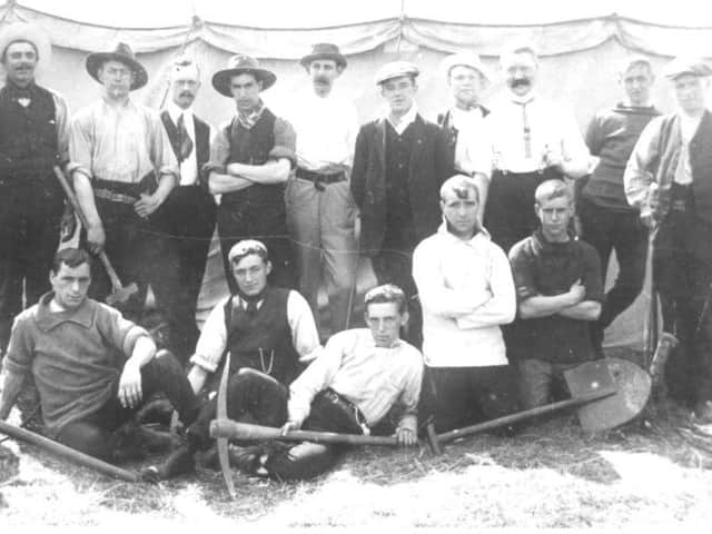 Henry Davison Riley (back row, fifth from left), the Preston-born founder of the club