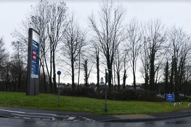 The new McDonald's will be built on part of the Tesco car park on Foxhole Road