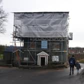 Work is taking place at the historic former pub