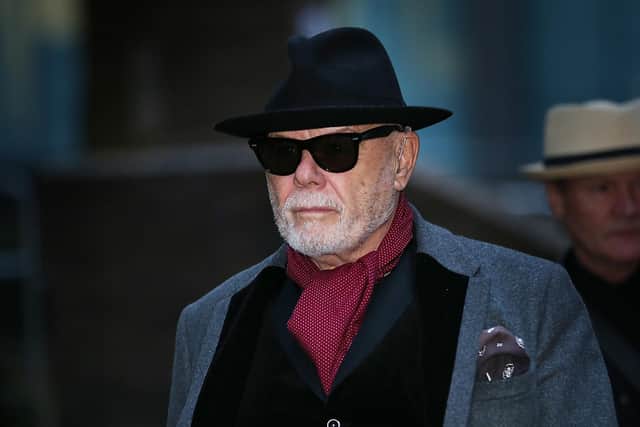 Gary Glitter, real name Paul Gadd, was jailed for 16 years in 2015.