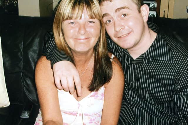 David Splatt with his mum, Susan