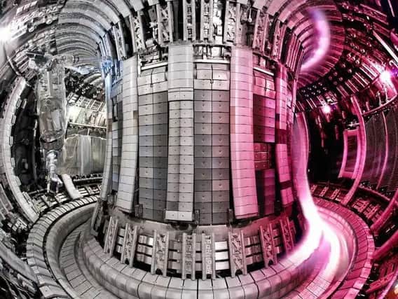 A nuclear fusion plant