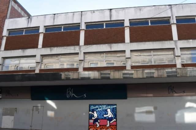 The former British Home Stores which has stood empty for more than four years.