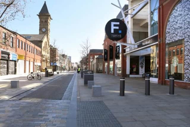 The eerie quiet of an empty Fishergate.