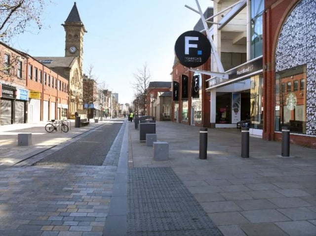 The eerie quiet of an empty Fishergate.