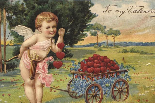 Victorian Valentine's card