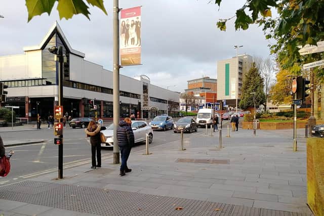 The crossing point at Ringway - for pedestrians heading from one part of Friargate to the other - could be upgraded