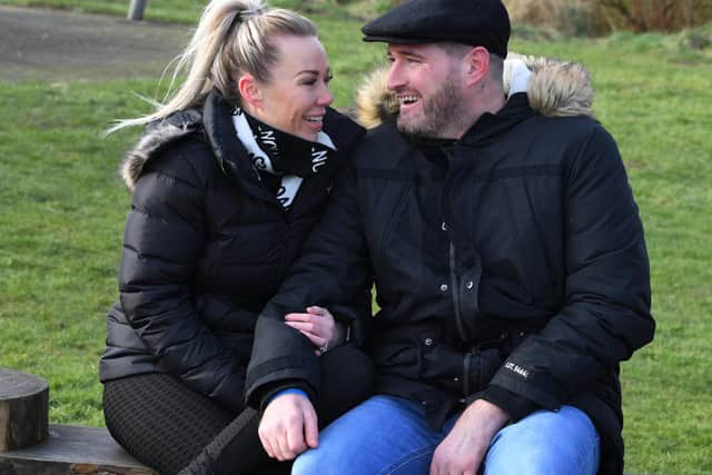 George with fiancee Nicci
Photo: Neil Cross