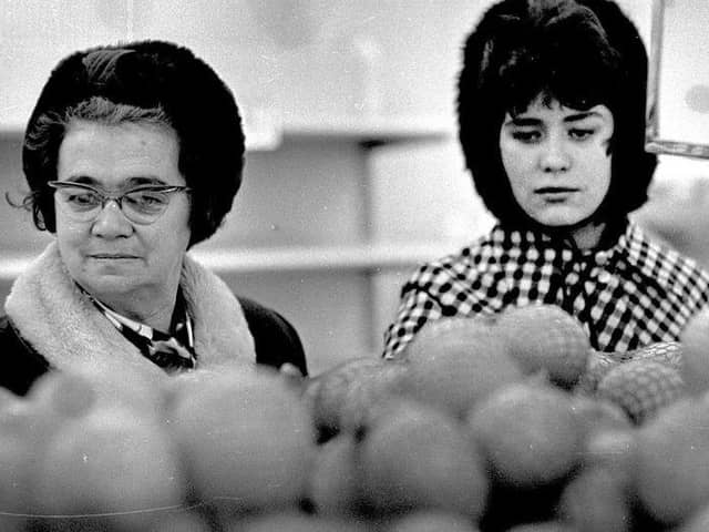 Monday February 15, 1971 Decimalisation Day... Shoppers at a Marks and Spencer store try to get their heads around the new prices