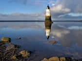 Plover Scar Lighthouse by Nan Goodall