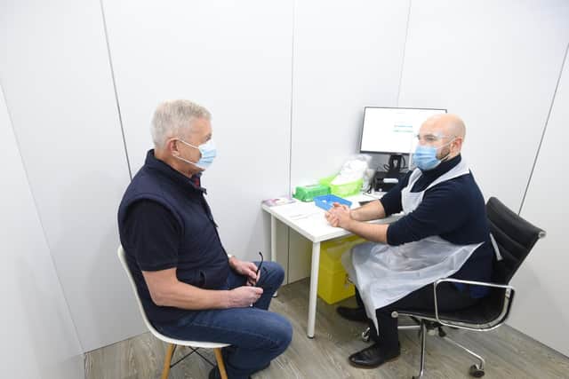 The next cohort of over 65's are being called to the centre to get their first dose this week