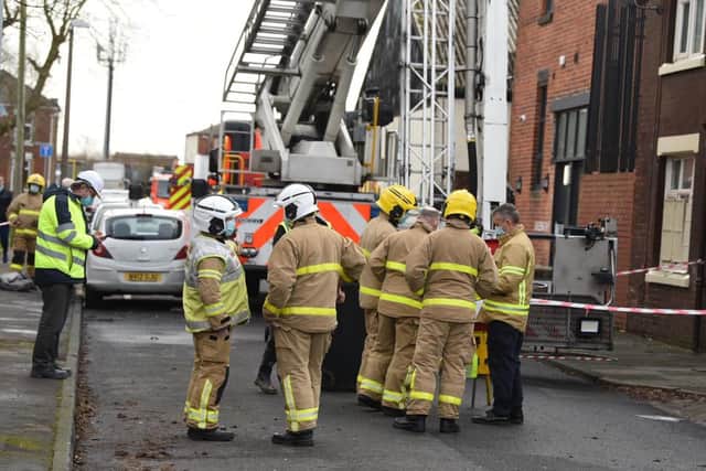 Fire crews, gas engineers and building inspectors have been ensuring the home and Bleasdale Street East are safe after today's gas explosion