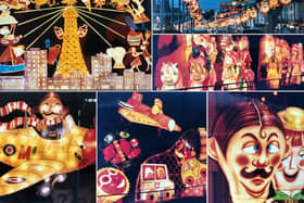 The Blackpool Illuminations of years gone by