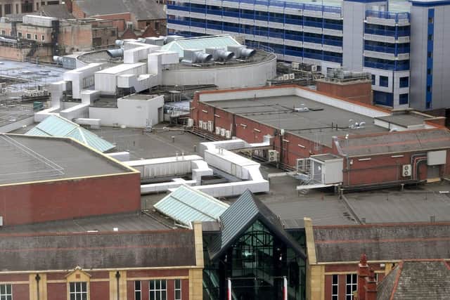 The sprawling shopping centre in the key city centre position