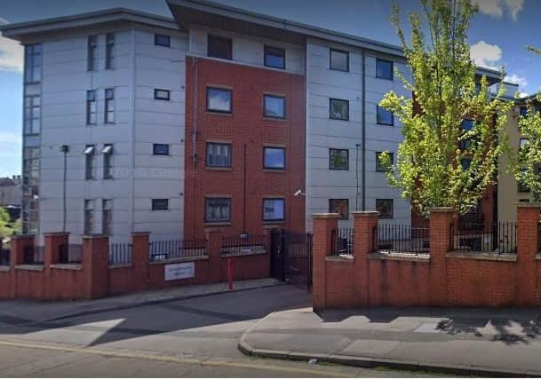 Officers raided the house party at Leighton Halls, in the heart of Preston's UCLan campus, in the early hours of Saturday morning (February 13). Pic: Google
