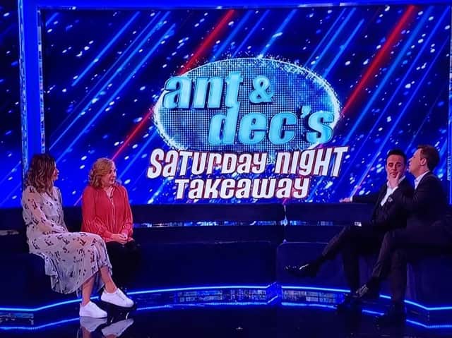 Dedicated Lancashire teacher Kath Crawley was ushered into the ITV studios for a surprise appearance on Ant & Dec's hit show on Saturday (February 20), where she was handed the keys to her new luxury caravan. Pic: ITV