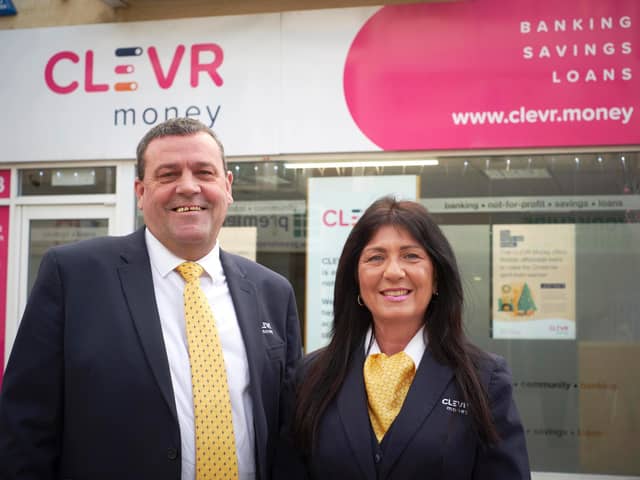 CLEVR Money's Anthony Brookes and Jackie Colebourne