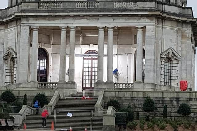 To avoid any potential spoilers for its final series - and to keep things safe for cast and crew - the Peaky Blinders production team has asked fans to stay away from Williamson Park, Lancaster until filming is wrapped up. Credit: Mark Broadley