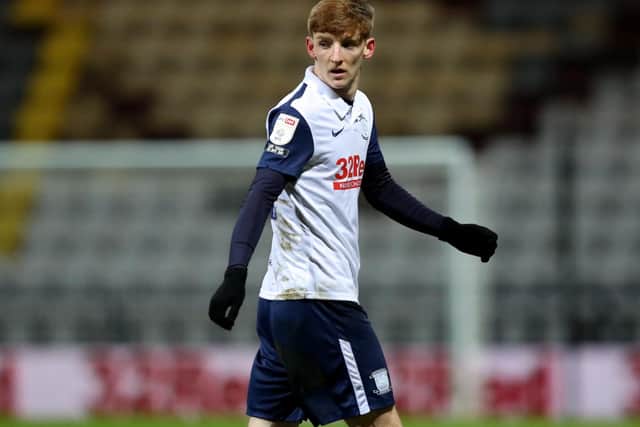 Preston North End winger Anthony Gordon