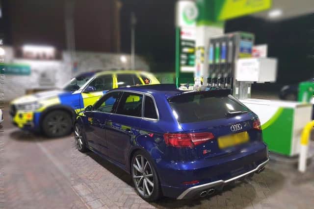 The pair were fined 1,600 after being stopped by police in Blackburn. (Credit: Lancashire Police)