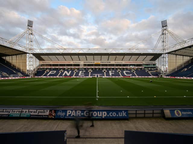 Deepdale stadium.