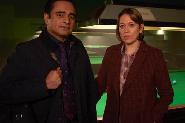 Sanjeev Bhaskar and Nicola Walker star in ITV’s Unforgotten