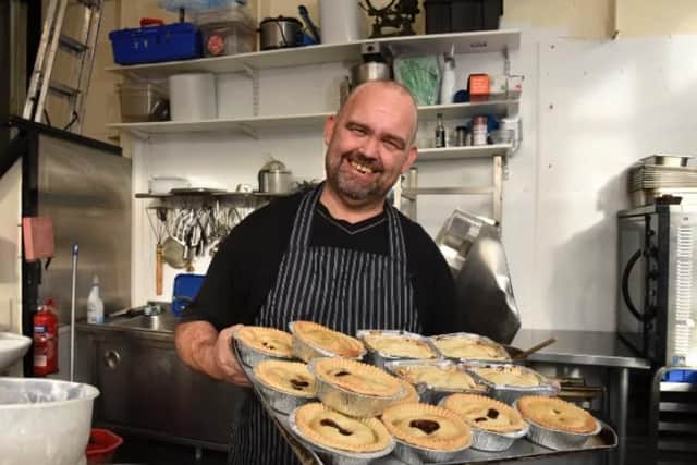 Paul's Pies does a roaring trade in Fishergate Hill.