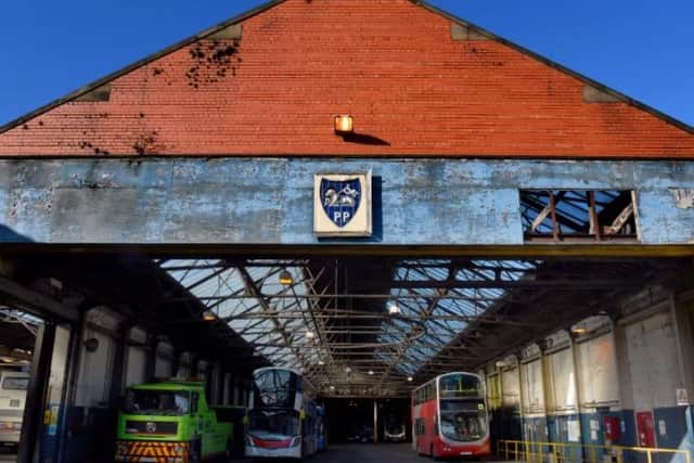 The depot's buildings are more than a century old.