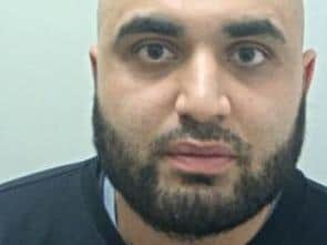 Umar Hamid (pictured) subjected a woman to physical and sexual abuse over a period of 14 years. (Credit: Lancashire Police)