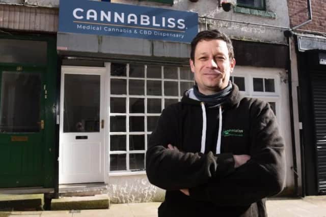 Mike Dobson is getting the dispensary ready for an April 12 opening.