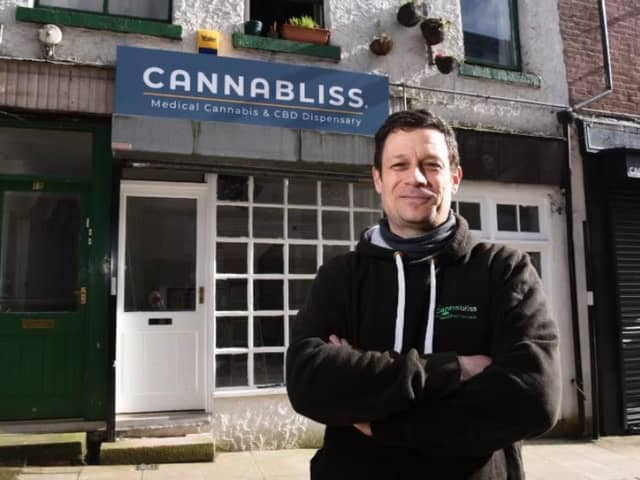 Mike Dobson is getting the dispensary ready for an April 12 opening.