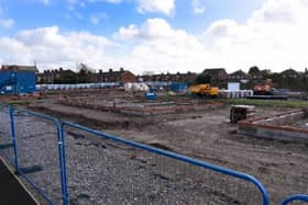 Foundations are already in place for houses on Burscough's old pitch.
