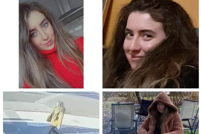 Katie Foulds, 22, from Blackburn, was last seen at around 4.14pm on February 10 in St Annes, close to the Island Cinema on the seafront. Drone footage has also been obtained which shows a figure (believed to be Katie) walking down the beach towards the water minutes later