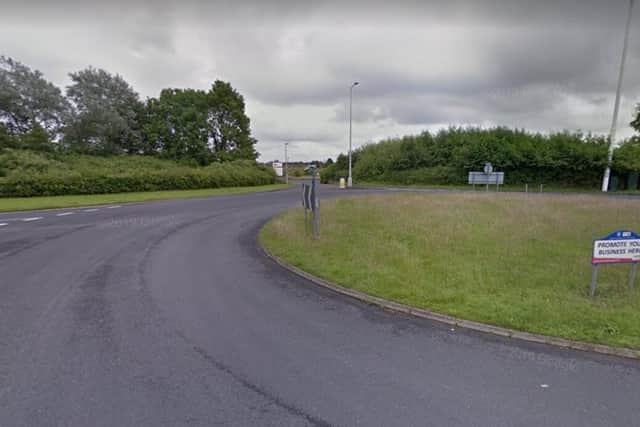 Roundabout on Tom Benson Way, close to the main access point to the planned new district centre (image: Google)
