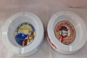 These ashtrays have a local connection but are quite common. They are two pounds each
