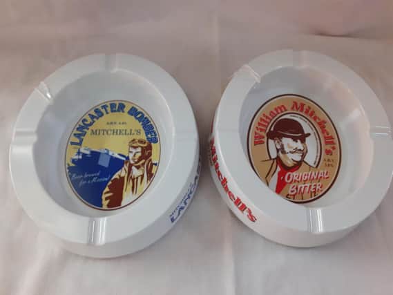 These ashtrays have a local connection but are quite common. They are two pounds each