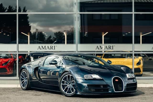 One of Amari's Bugatti Veyrons