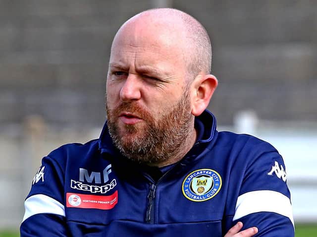 Lancaster City boss Mark Fell