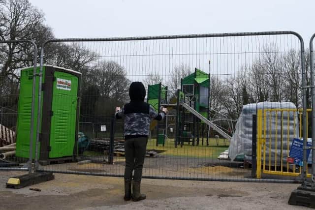 The play area in Hurst Grange Park has been closed for five weeks to allow major improvement works to take place, with the site being completely re-figured and new play equipment installed