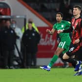 Scott Sinclair scores from 40 yards against Bournemouth at the Vitality Stadium in December