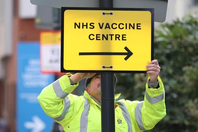 One third of people in Preston have received their first dose of a Covid-19 vaccine