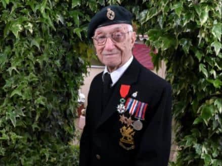 Cyril Parkinson landed in Normandy on D-Day.