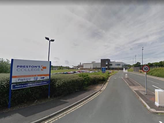 Staff at Royal Preston Hospital will lose access to car parking spaces at Preston's College when students return to class today (Monday, March 8). Pic: Google