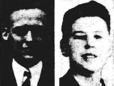 Jack Livesey, of Bamber Bridge, and Harry Bertwistle, of Blackburn, who died in the crush